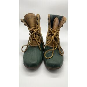Sperry Top-Sider Duck Boots Womens Size 5 Waterproof Leather Rubber